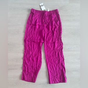 Magenta Pants from Zara